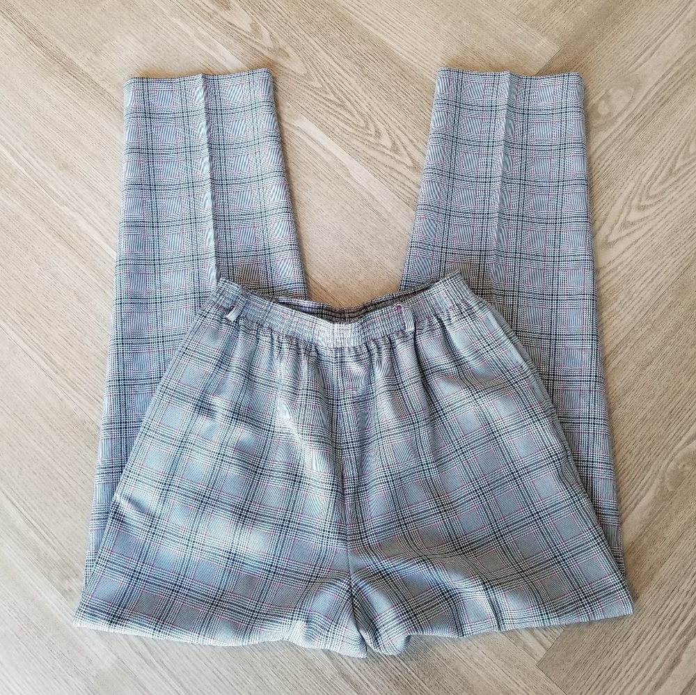 Vintage Haberdashery A Leslie Fay Company NWT Plaid Pants Size 12